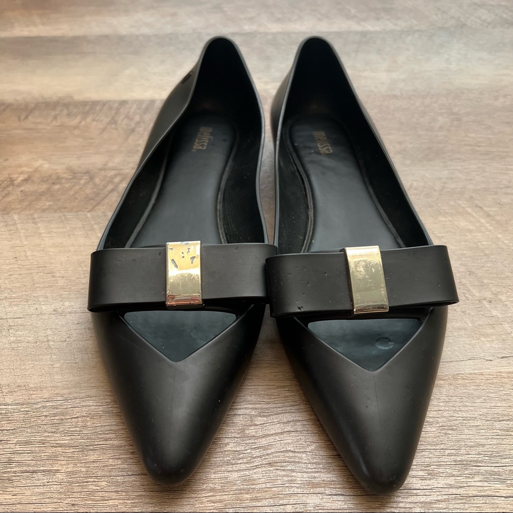 Melissa black flats